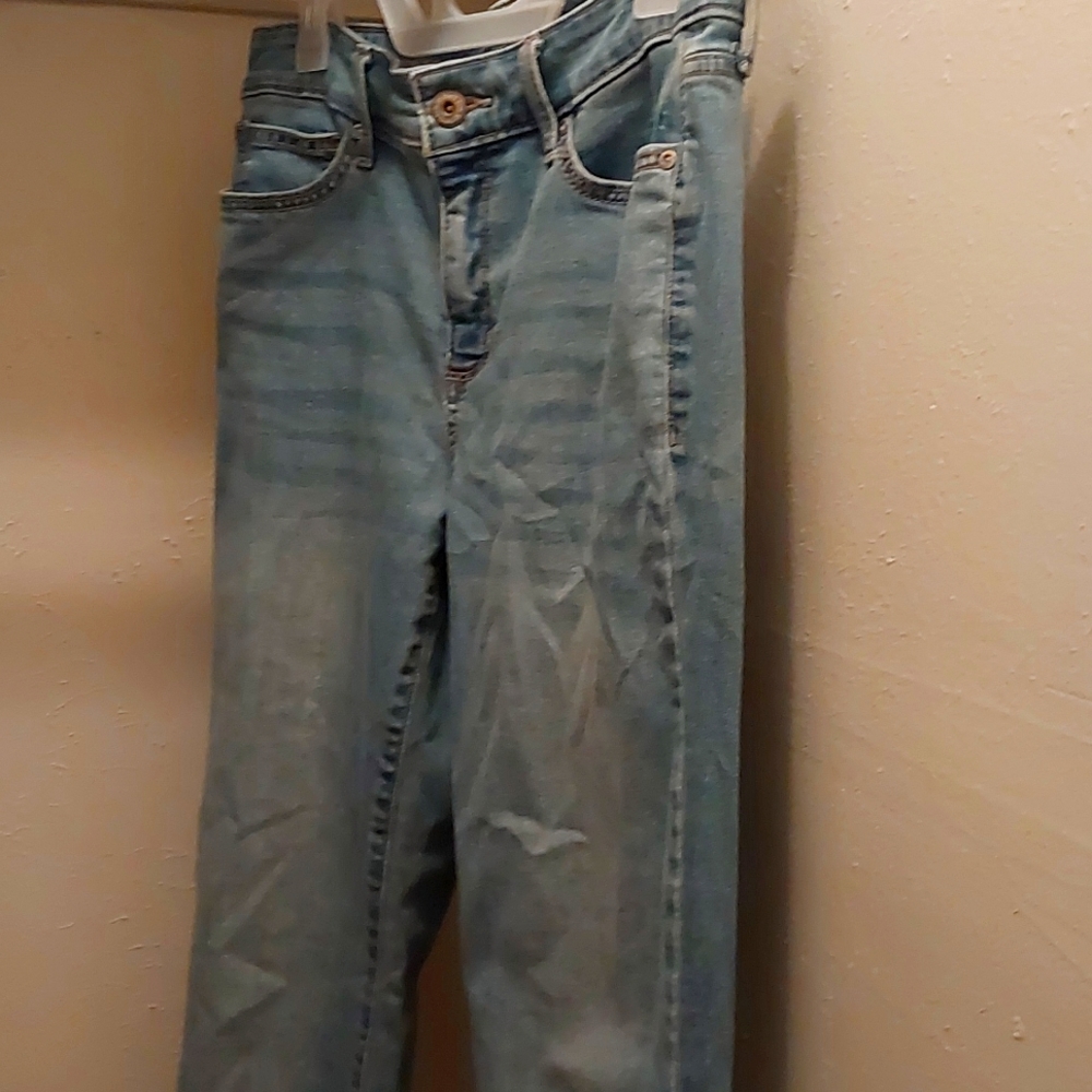 Straight leg jeans